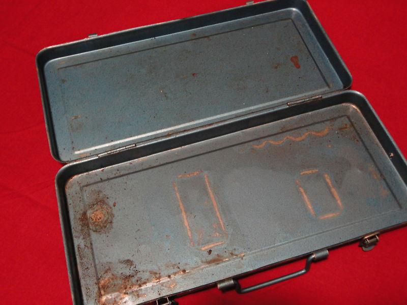 Vintage Tool Storage Box for Socket Ratchet Set Blue, US $8.99, image 6