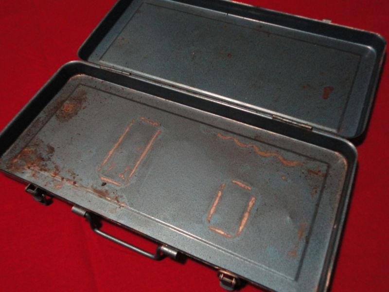 Vintage Tool Storage Box for Socket Ratchet Set Blue, US $8.99, image 7