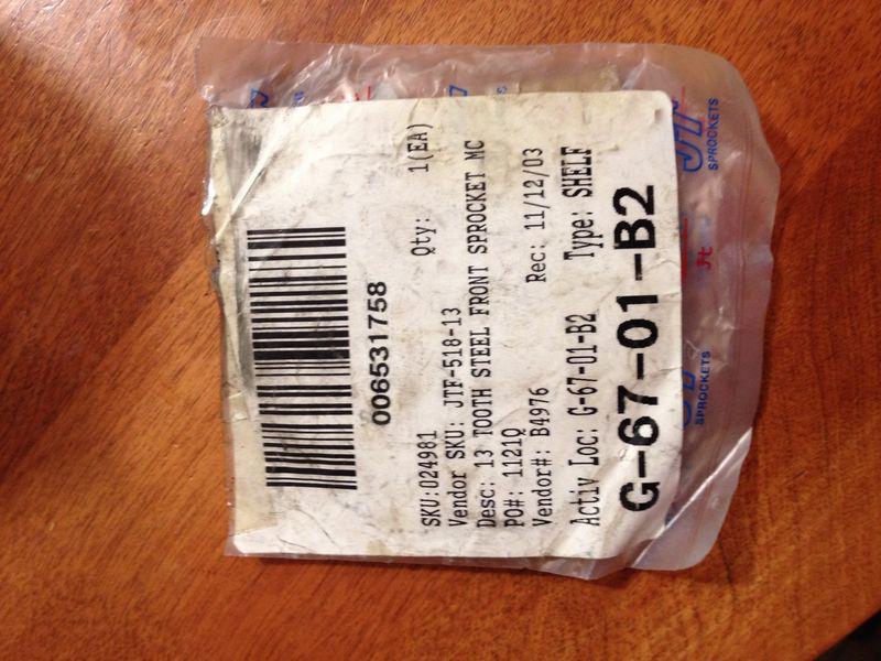 Jt 13 tooth steel front sprocket 630 pitch jtf518.13