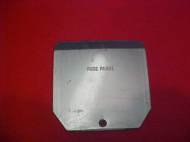 1964-1965 lincoln continental fuse box door