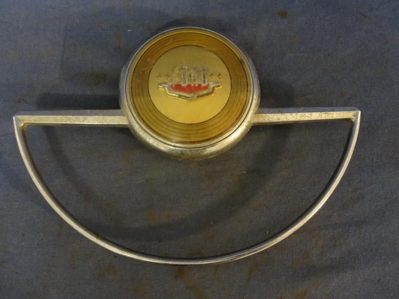 1949 ford steering wheel horn ring -original