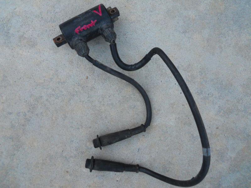 1985 honda vf700s sabre, front ignition coil, with plug wires, used    15