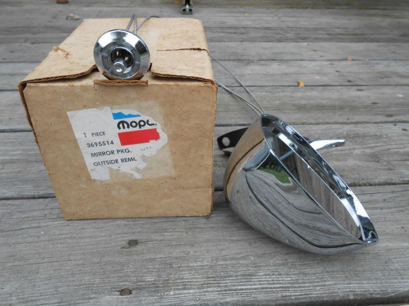 1973 1974 73 74 b body mopar driver exterior remote mirror charger roadrunner