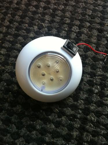 Boat rv interior led courtesy cabin reading ceiling round light surface mount