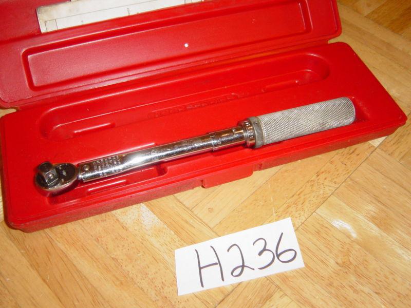 SNAP ON TOOLS 3/8 DRIVE INCH POUND ADJ. CLICK TYPE FIXED - RATCHET TORQUE WRENCH, US $164.99, image 9