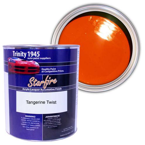 1 gallon tangerine twist acrylic lacquer auto paint