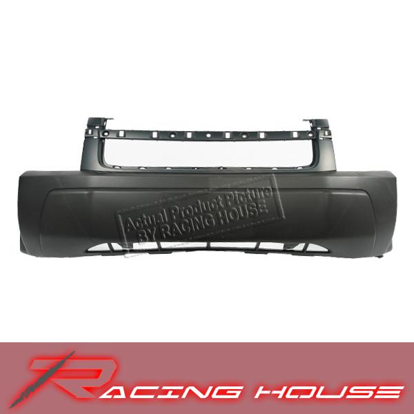 2005-2006 chevrolet equinox ls unpainted front bumper cover w/o fog lamp hole