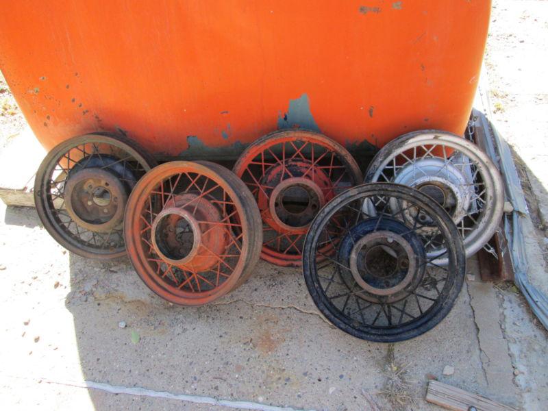 Model a style wheels,tires,hotrod,rat rod,street rod,wire wheels