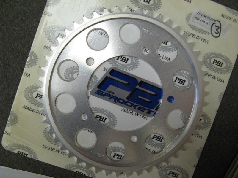 Pbi rear sprocket - 49 teeth  - 532 width -  yamaha   yzf-r6s   r6s