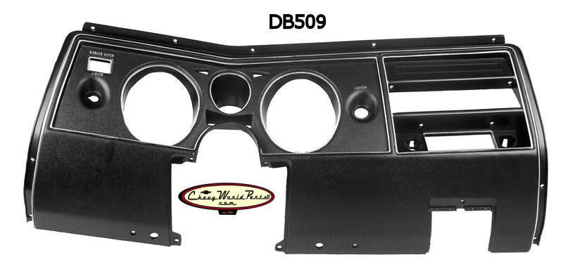 69 chevelle dash instrument carrier panel bezel without air malibu el camino
