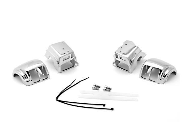 Chrome switch housings cover for harley davidson electra glide flhtcu/i & fltcu