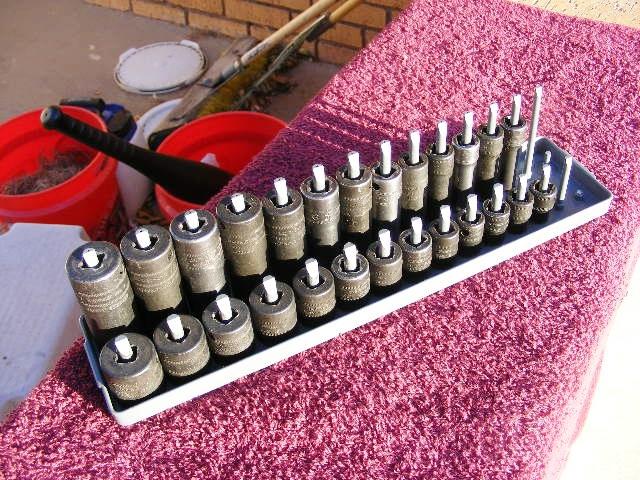 Snap-on *excellent!* 3/8" drive shallow & deep metric impact socket sets w/rack!