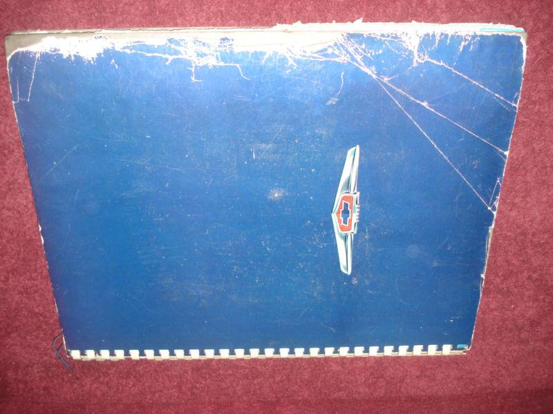 1949 CHEVROLET DEALER SHOWROOM ALBUM / WELL-USED ORIGINAL PAST MOISTURE ISSUES, US $64.50, image 12