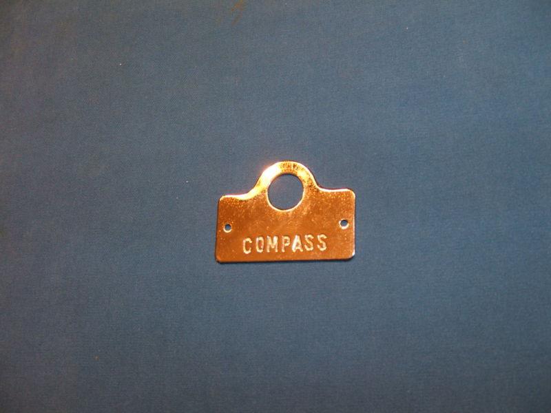 Vintage chris craft switch label   compass