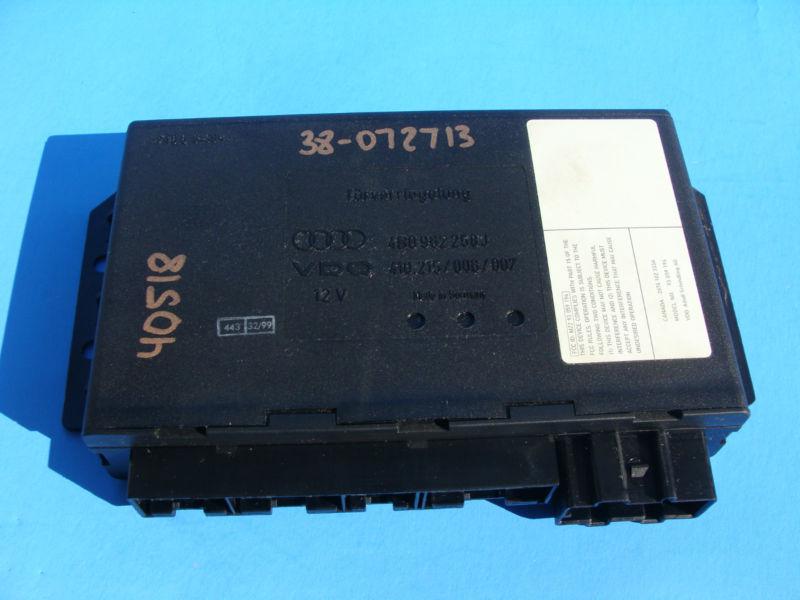 99-03 audi a6 s6 comfort control module ccrm theft locking 4b0962258j