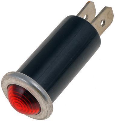 Dorman light 1/2 in. diameter red black bezel each