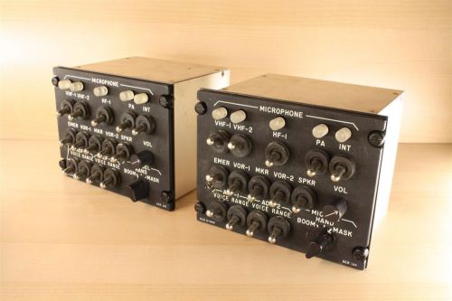 2 ea, gables g-1444 audio panels (boeing airbus dc-10)