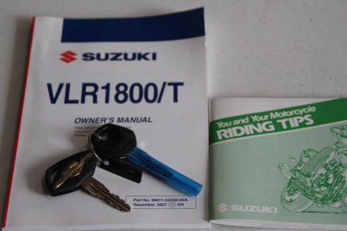 Suzuki owner owners manual guide 2007 vlr 1800 vlr1800  intruder c1800r keys