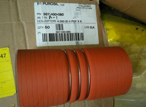 367-400-080 purosil charge-air hot side cac hose convoluted 4&#034; diameter 8&#034; long