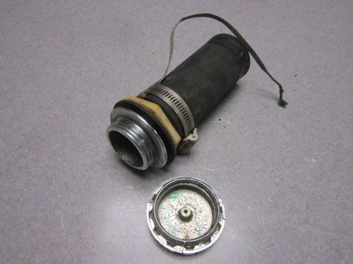 Vintage gas cap &amp; fuel filler tube from 1966 johnson caprice i/o