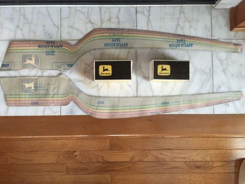 John deer snowmoble trail fire decal "set"