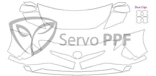 16+ toyota prius 3m scotchgard pro series clear bra kit