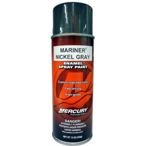 Oem mercury mariner outboard nickel gray spray paint 92-802878 10