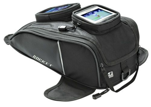 Joe Rocket Black/Carbon Hammerhead Magnetic Mount Motorcycle Tank Bag, US $67.49, image 2