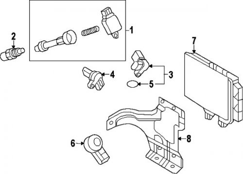 Infiniti 224481la0a genuine oem ignition coil