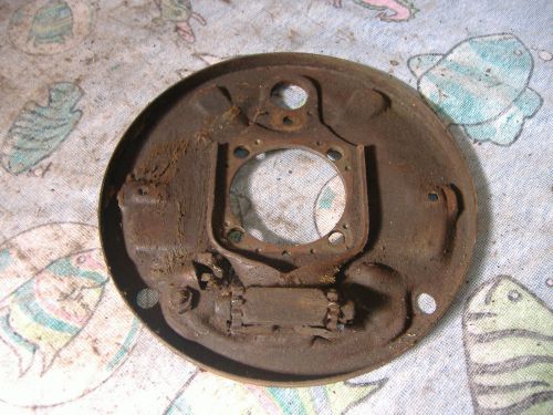 Vw bug ghia left rear brake backing plate 68 - 79 yr driver side