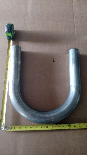 2 1/4&#034; - 304 stainless steel - .065 wall - 6&#034; clr - 180° bend