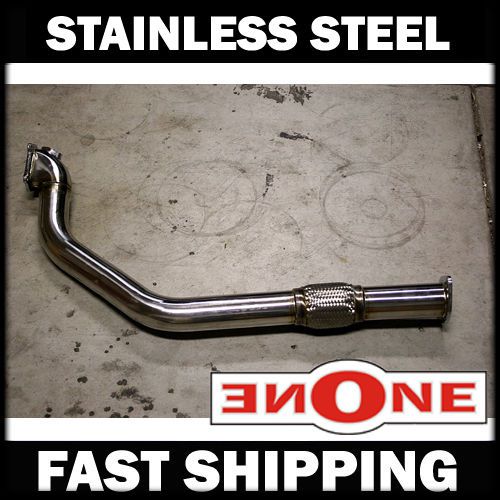 86-92 toyota mk3 supra 7mgte 3" ss stainless steel turbo back downpipe with flex
