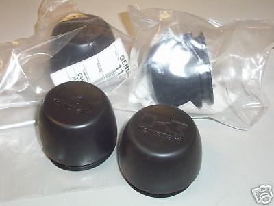 4 new kawasaki prairie 700 oem wheel center caps 04-06