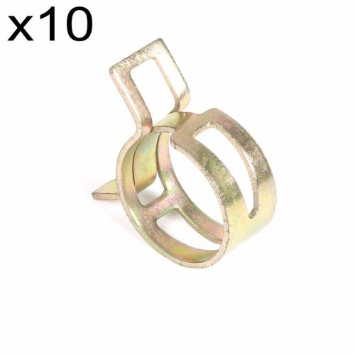 10x 28mm 1-1/8" spring clip fuel oil line silicone vacuum hose clamp