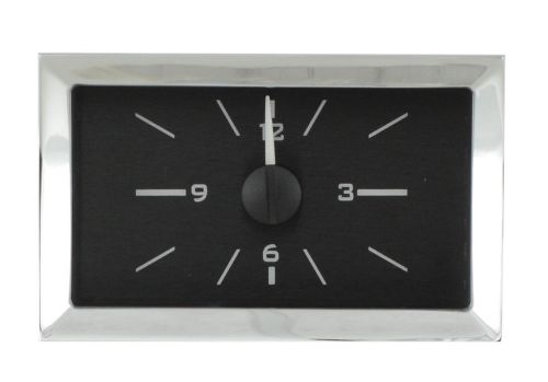 1957 chevy car analog clock gauge black/white vhx gauges vlc-57c dakota digital