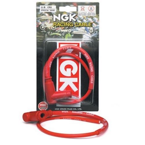 Ngk racing cable spark plug wire and cap 20" cr5 honda 01, 99 cr125 shifter kart