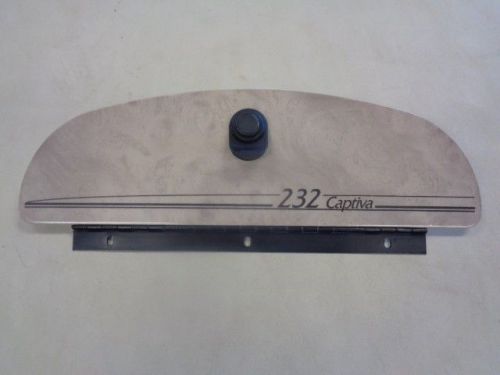 Rinker captiva 232 marble aluminum 28836 glove box door 15" x 4 5/8" marine boat