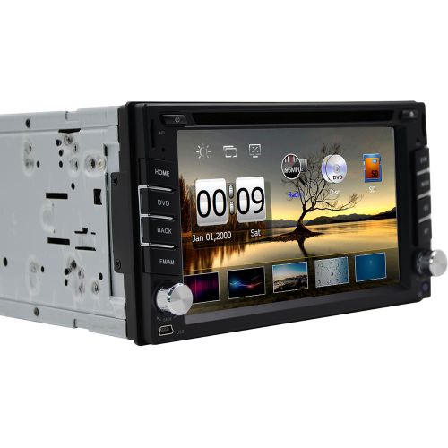 Double 2 din car dvd gps player in dash headunit system for bluetooth autoradio