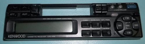 Kenwood am-fm cassette receiver detachable faceplate krc-402