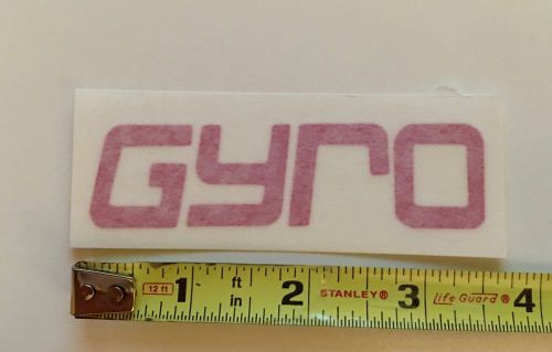 84 honda gyro nn50 custom red die cut decal 3.5"