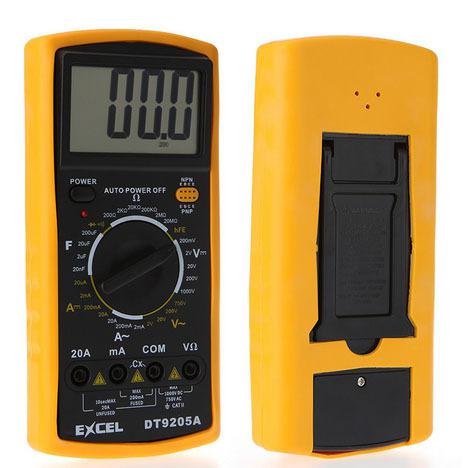Digital Multimeter handheld tester electric amps voltage meter AC/DC DT9205A , US $19.88, image 3
