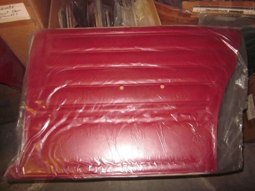 65 chevelle red rear  door panels
