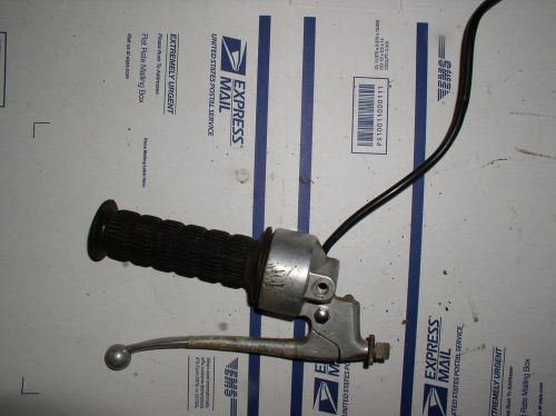 1974 suzuki tc100 right handlebar controls