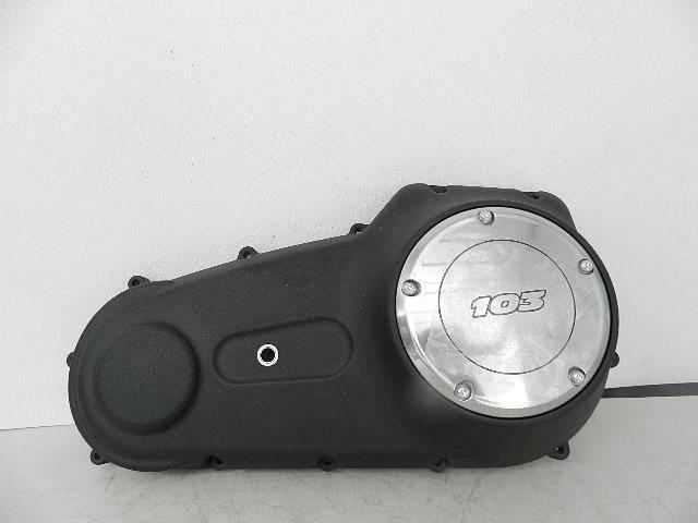 Oem 08 and newer harley fxdf dyna fatbob outer primary w/derby cover