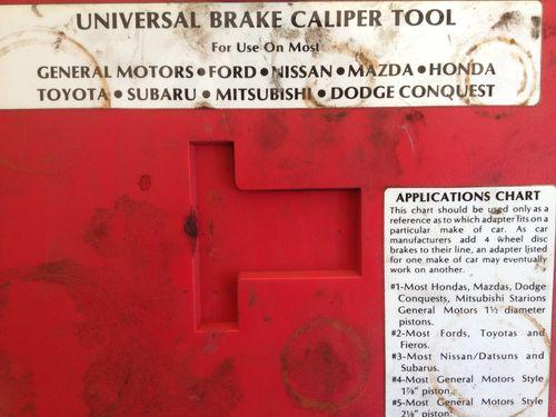 BLUE-POINT TOOLS Universal Brake Caliper Tool SET YA8610 IN CASE, US $199.99, image 3