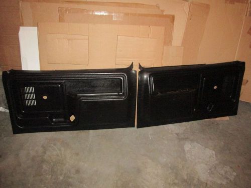 1982 ford truck door panels  (black)
