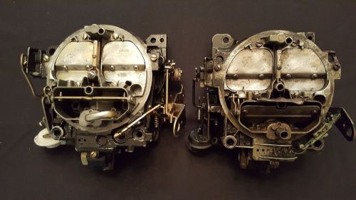 (2) rochester quadrajet marine carburetors 305 engine