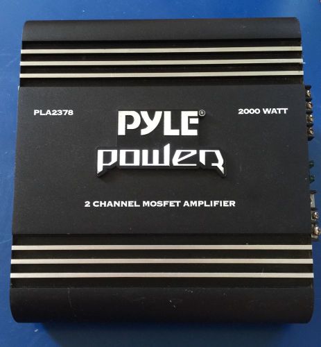 Pyle pla2378 2 channel 2000 watt bridgeable mosfit power amplifier