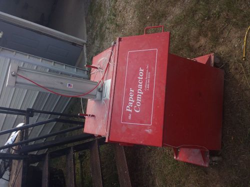 Used jgu-cspc collision services paper / plastic compactor