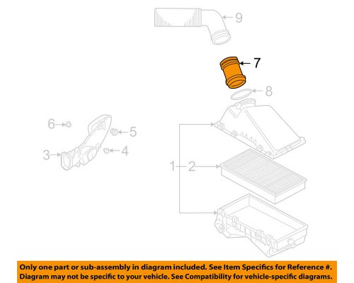 Vw volkswagen oem 01-05 beetle-mass air flow sensor 06a906461lx